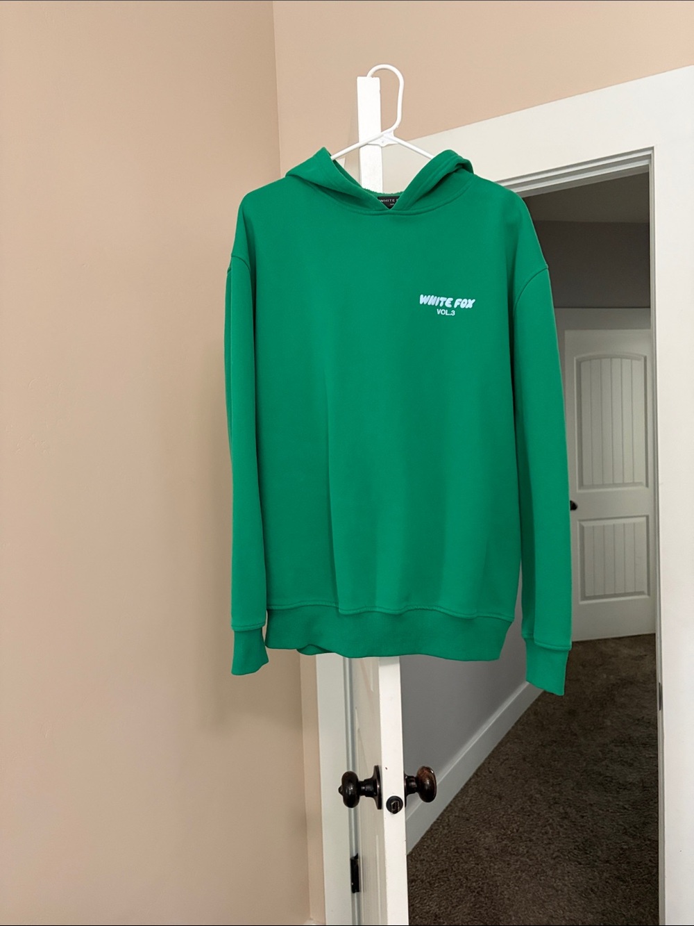 White Fox Hoodie Sweater